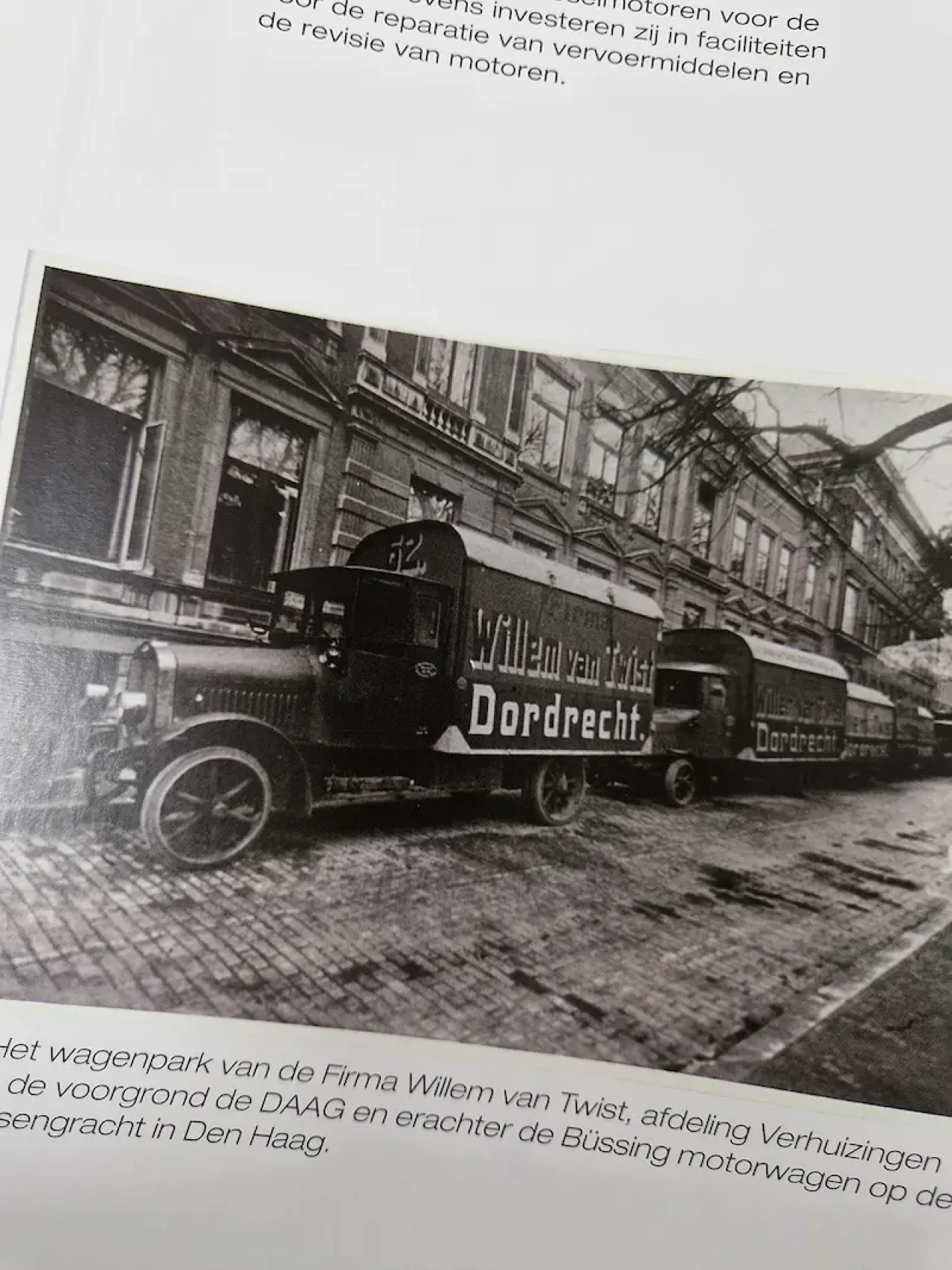eerste gemotoriseerde transporten Van Twist in 1922