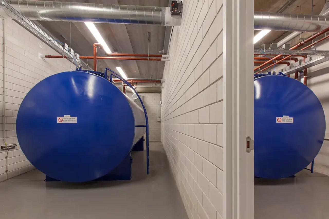 industriële brandstoftankinstallatie voor noodstroom aggregaat