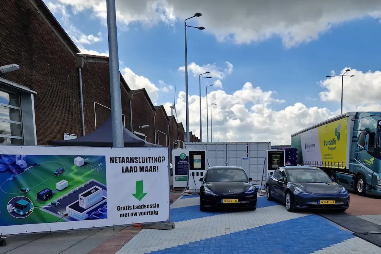 biogas aggregaat voor off-grid EV laadoplossing bij netcongestie