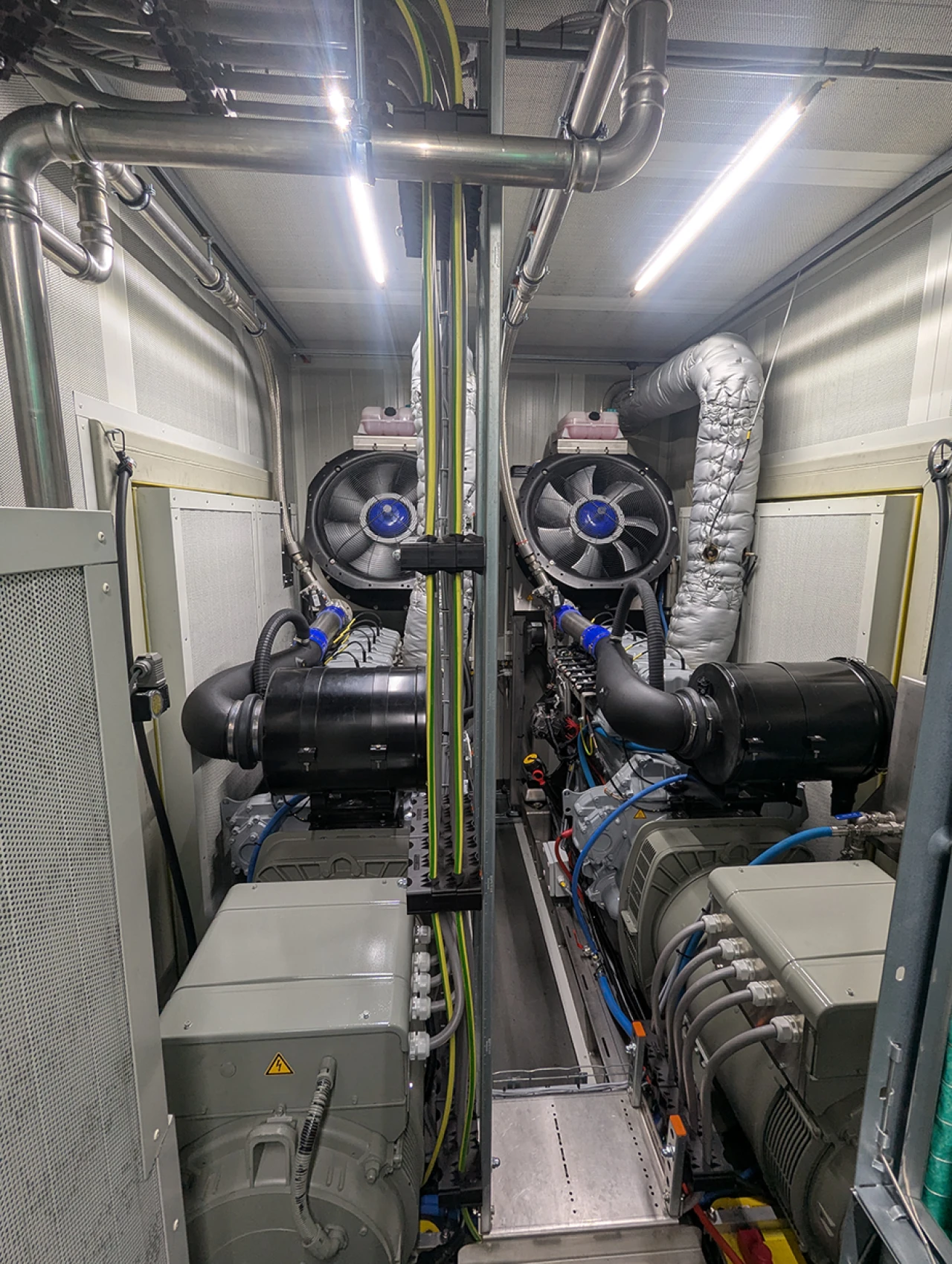 biogas laadunit opstelling voor netonafhankelijke EV laadoplossing