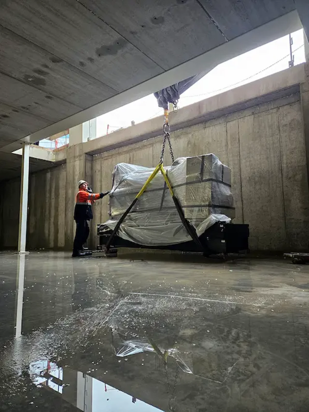 420 kVA diesel noodstroominstallatie voor luchthaven