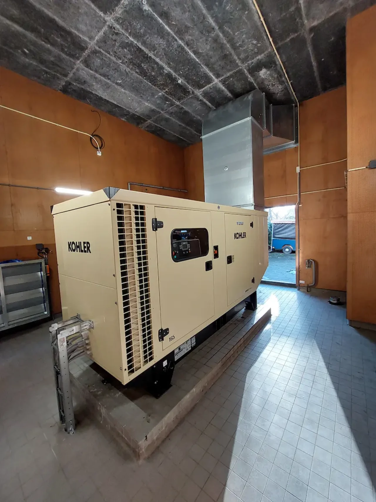 165 kVA diesel noodstroominstallatie bij zorginstelling