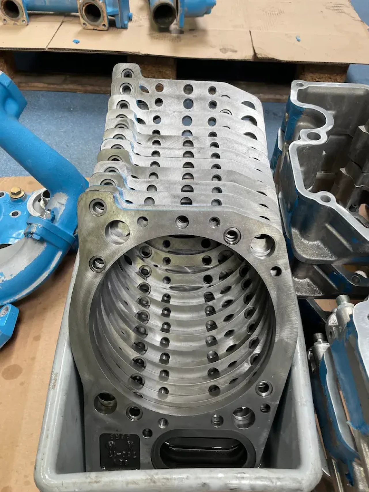 motorrevisie noodstroomaggregaat bij Evides waterbedrijf