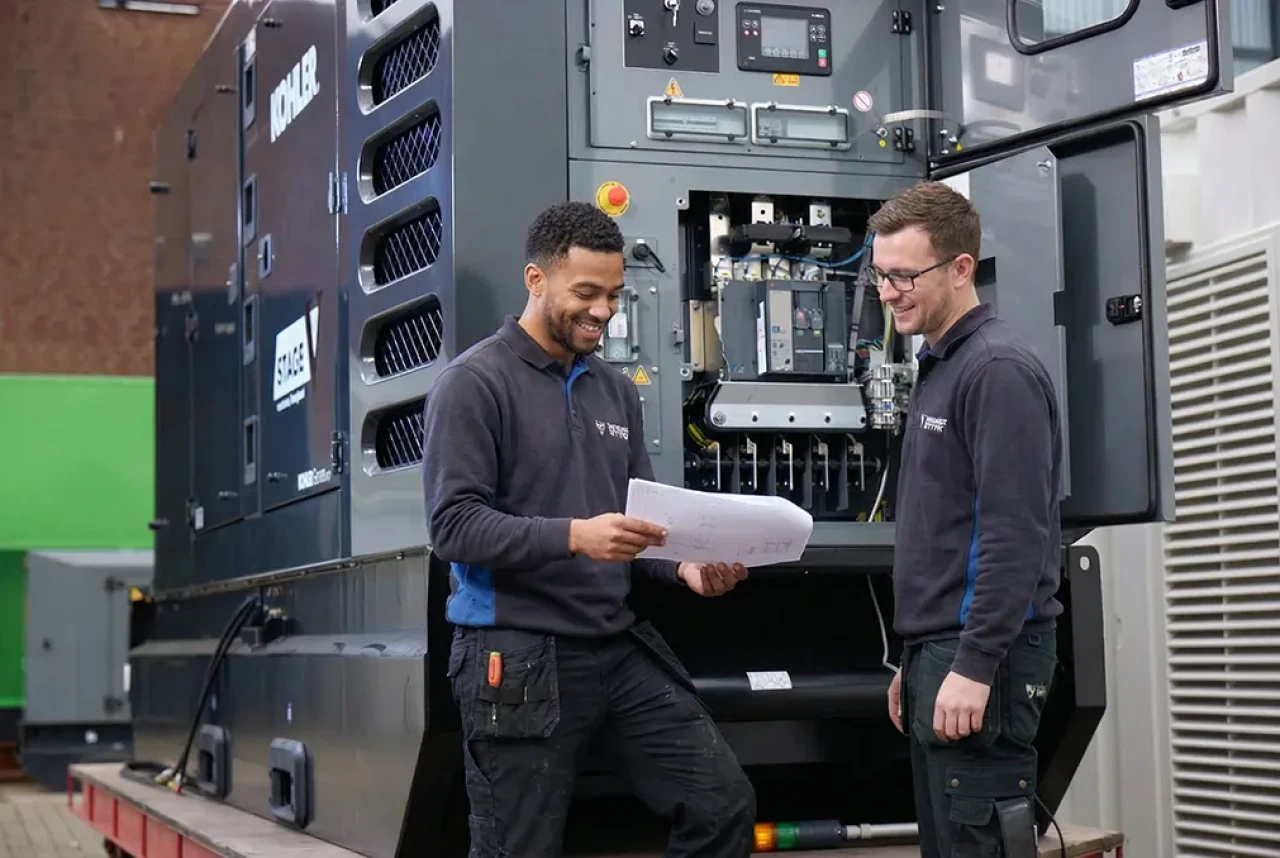 praktijktraining onderhoud van noodstroomaggregaten